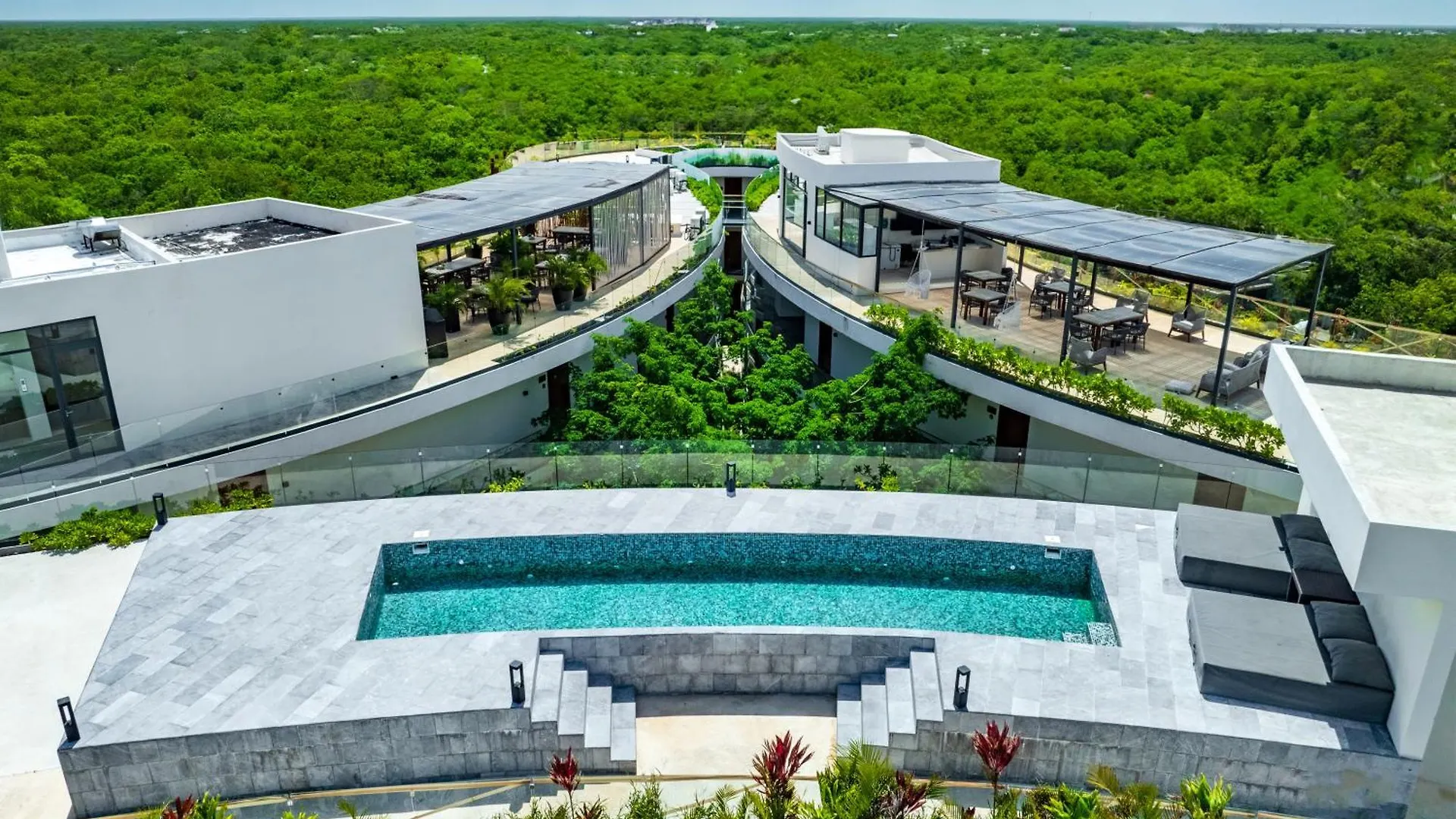 The Melina - Pool & Skyview Bar 5Min To Beach Tulum 0*,